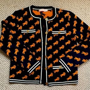 Tory Burch cardigan style sweater jacket. Spring weight.